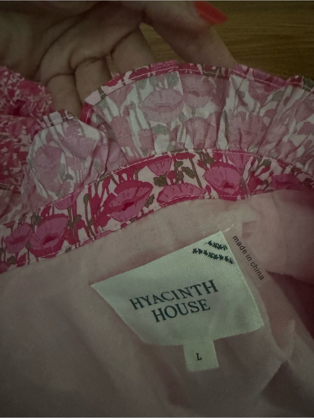 Hyacinth house tuckernuck Pink Poppies Floral Louisa Maxi Dress - Picture 2 of 2